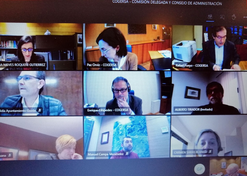 Reunión telemática de la comisión delegada y del consejo de administración de la entidad